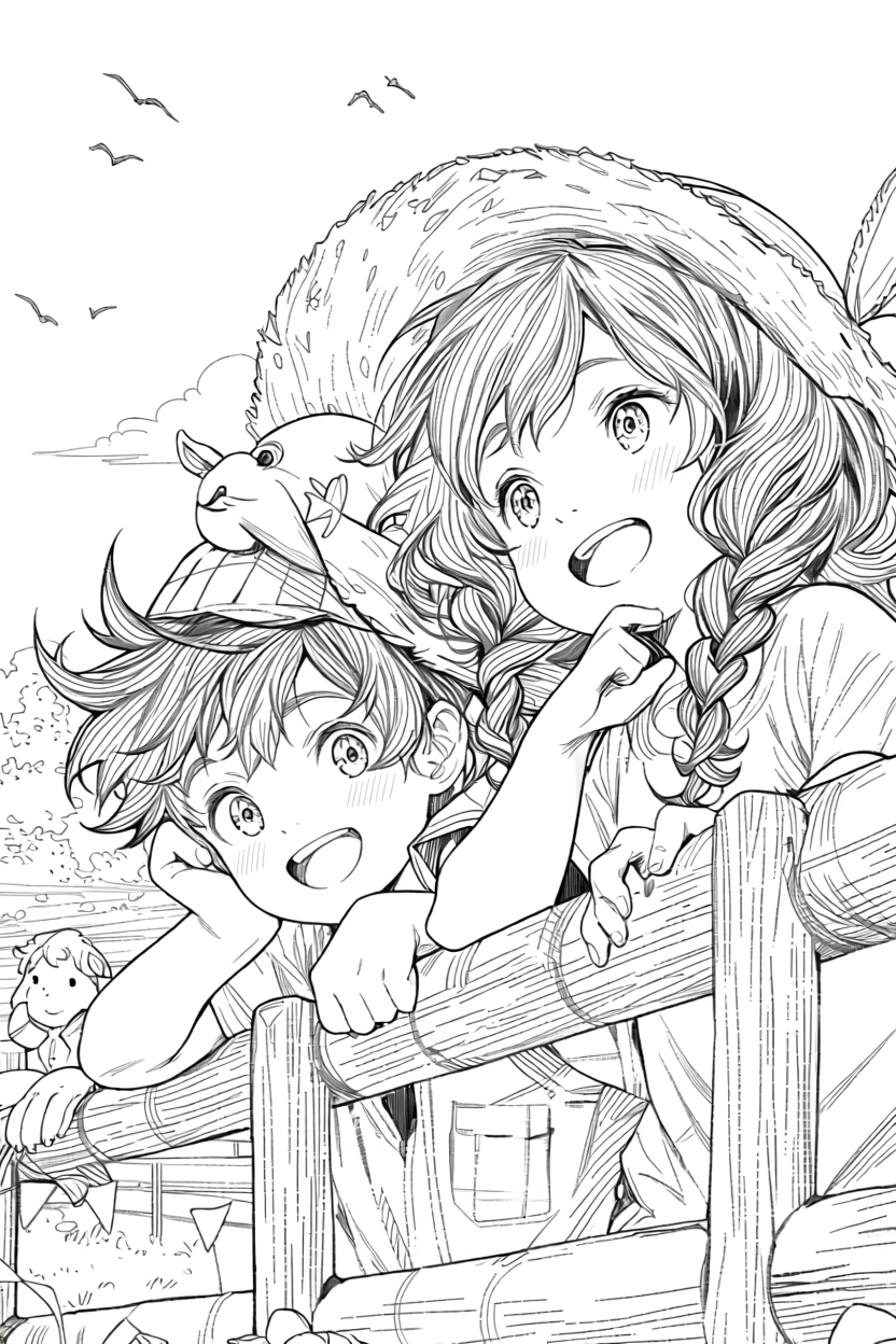 coloring pages anime - adult coloring pages