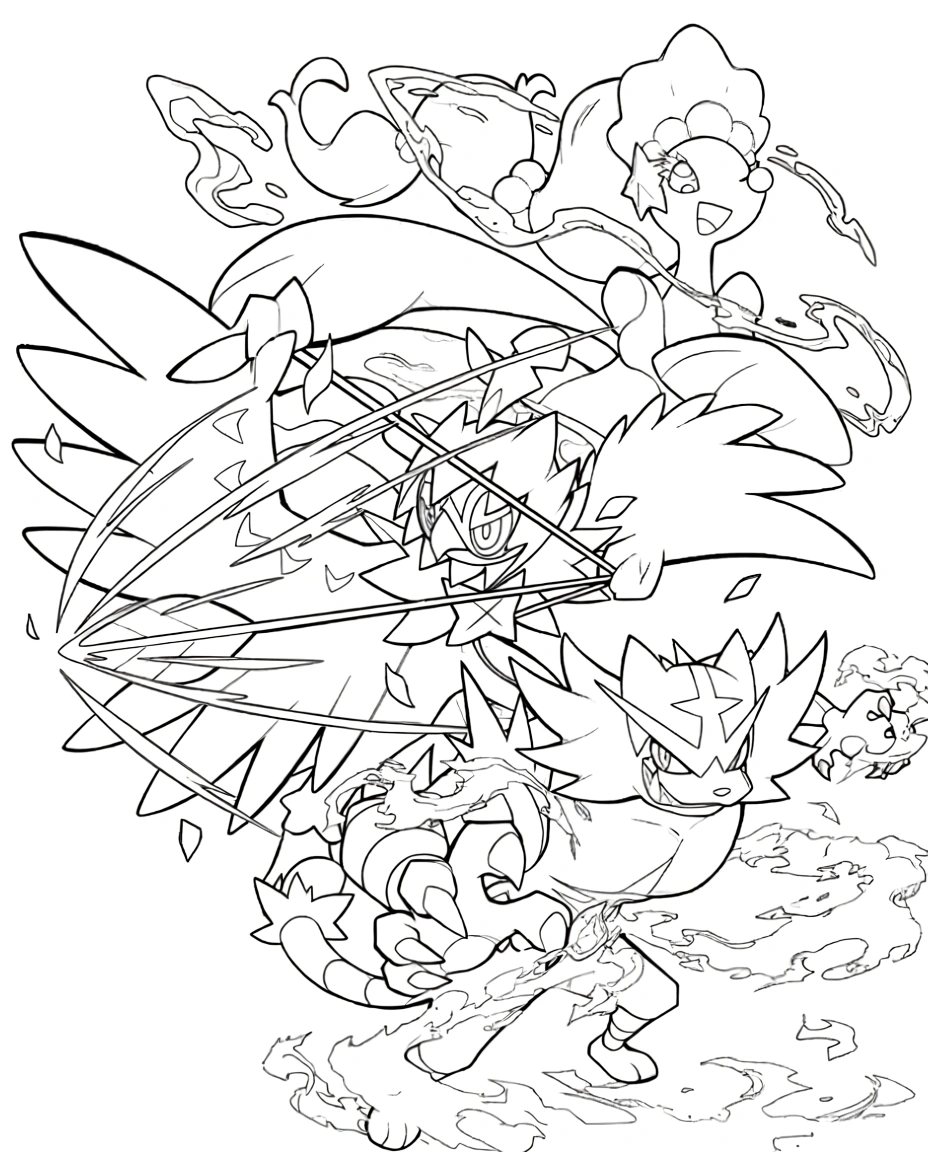 pokemon coloring in pages - coloring book