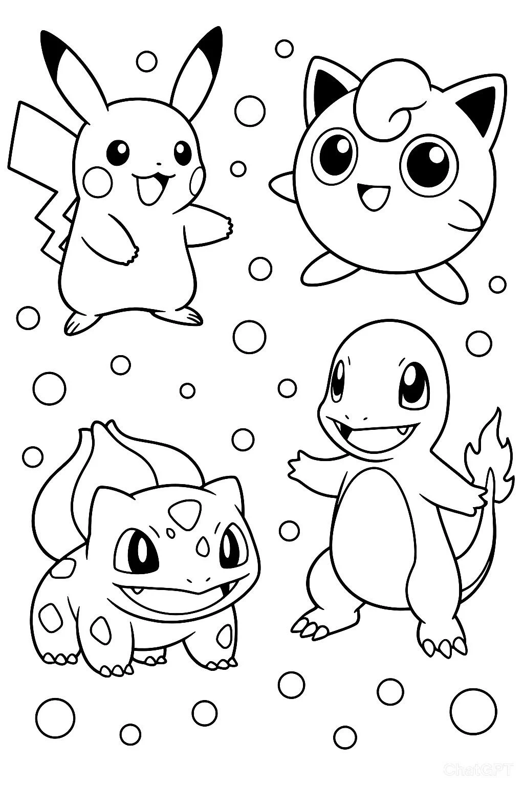 pokemon free coloring pages - printable coloring pages