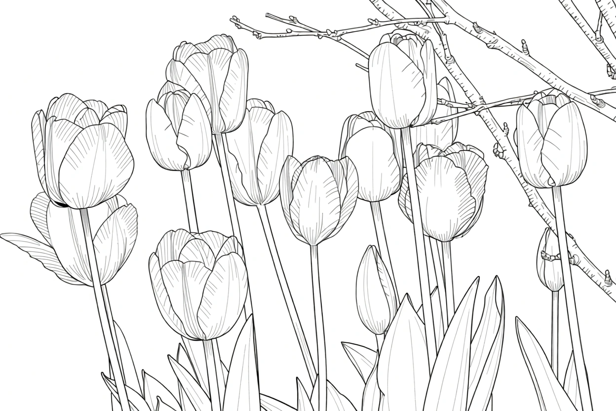 flower coloring pages printable - coloring sheets