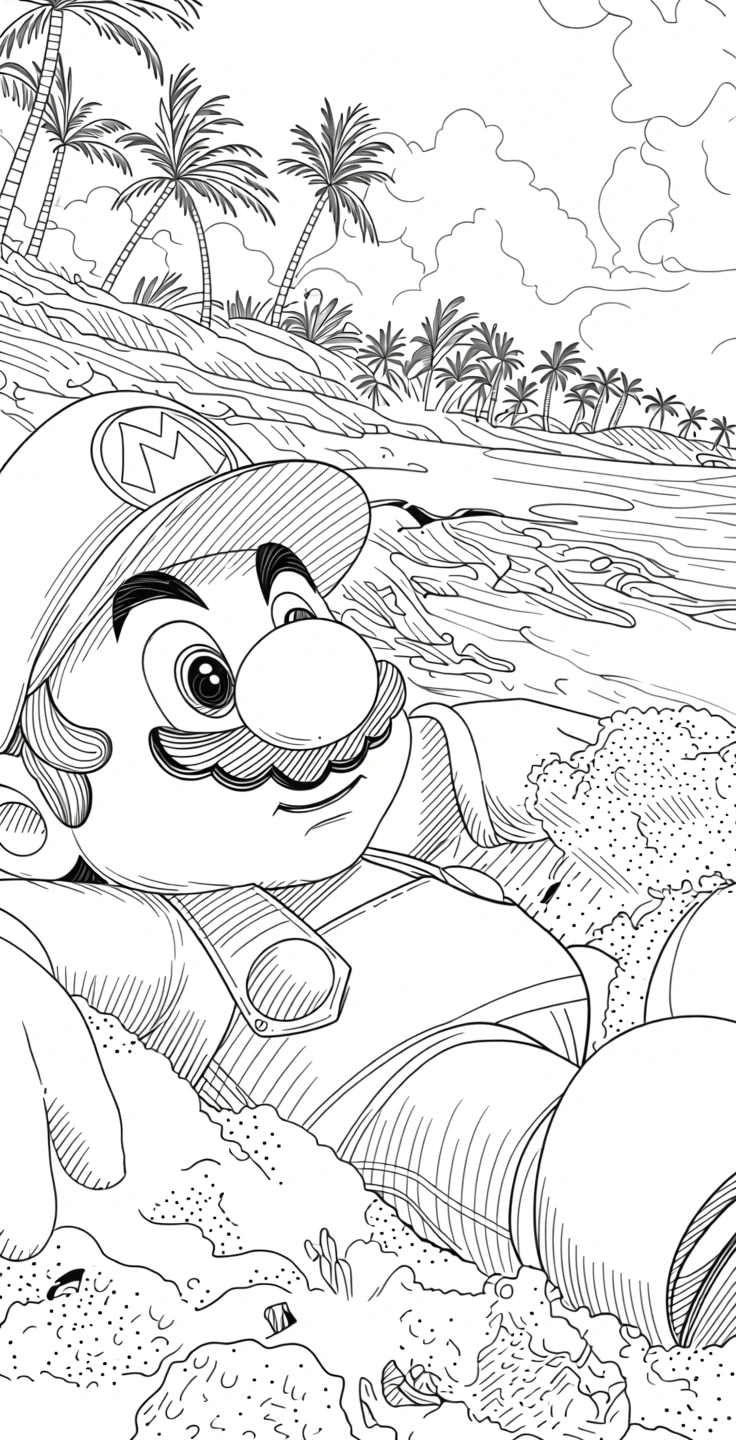super mario coloring page - crayola coloring pages