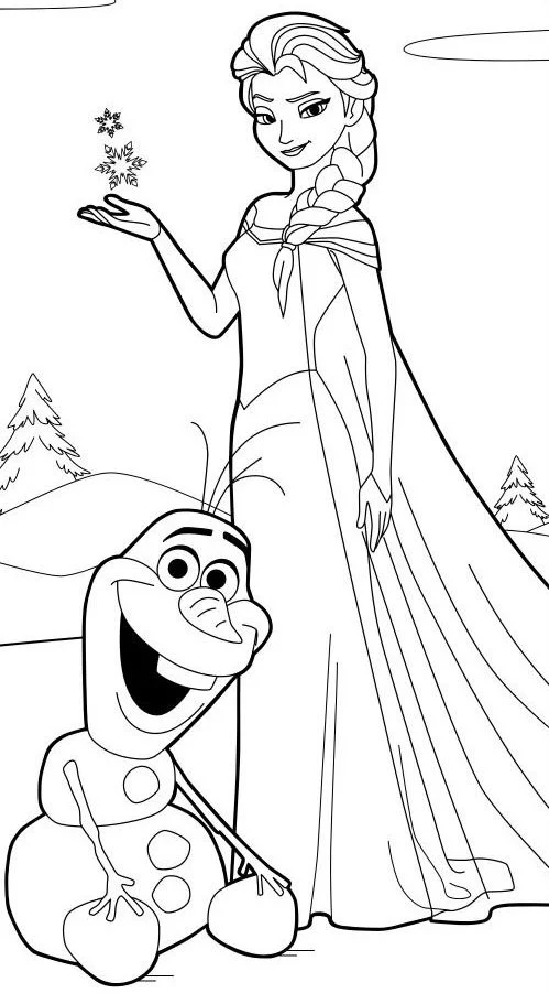anna and elsa coloring pages - free coloring pages for kids
