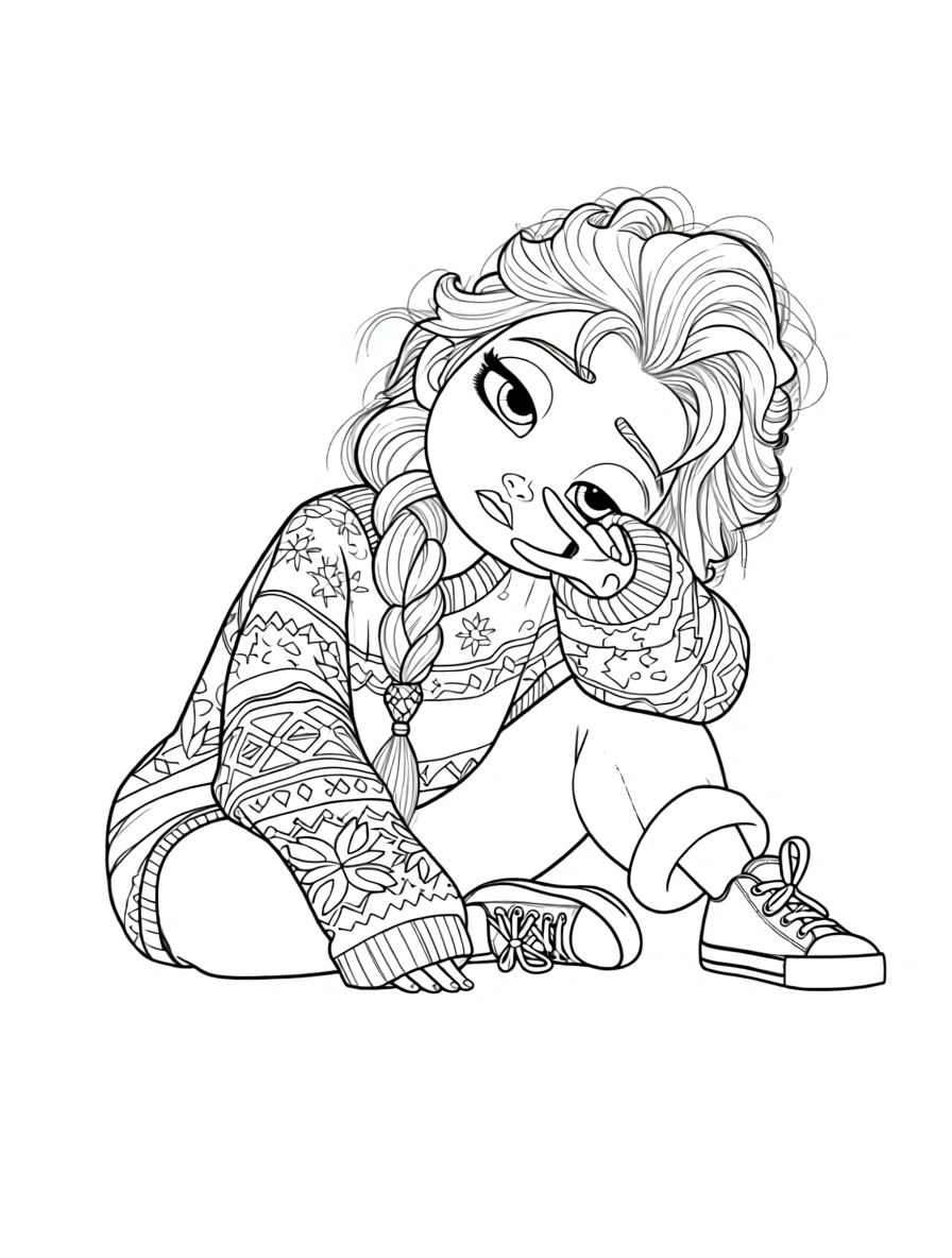 disney elsa coloring pages - coloring book